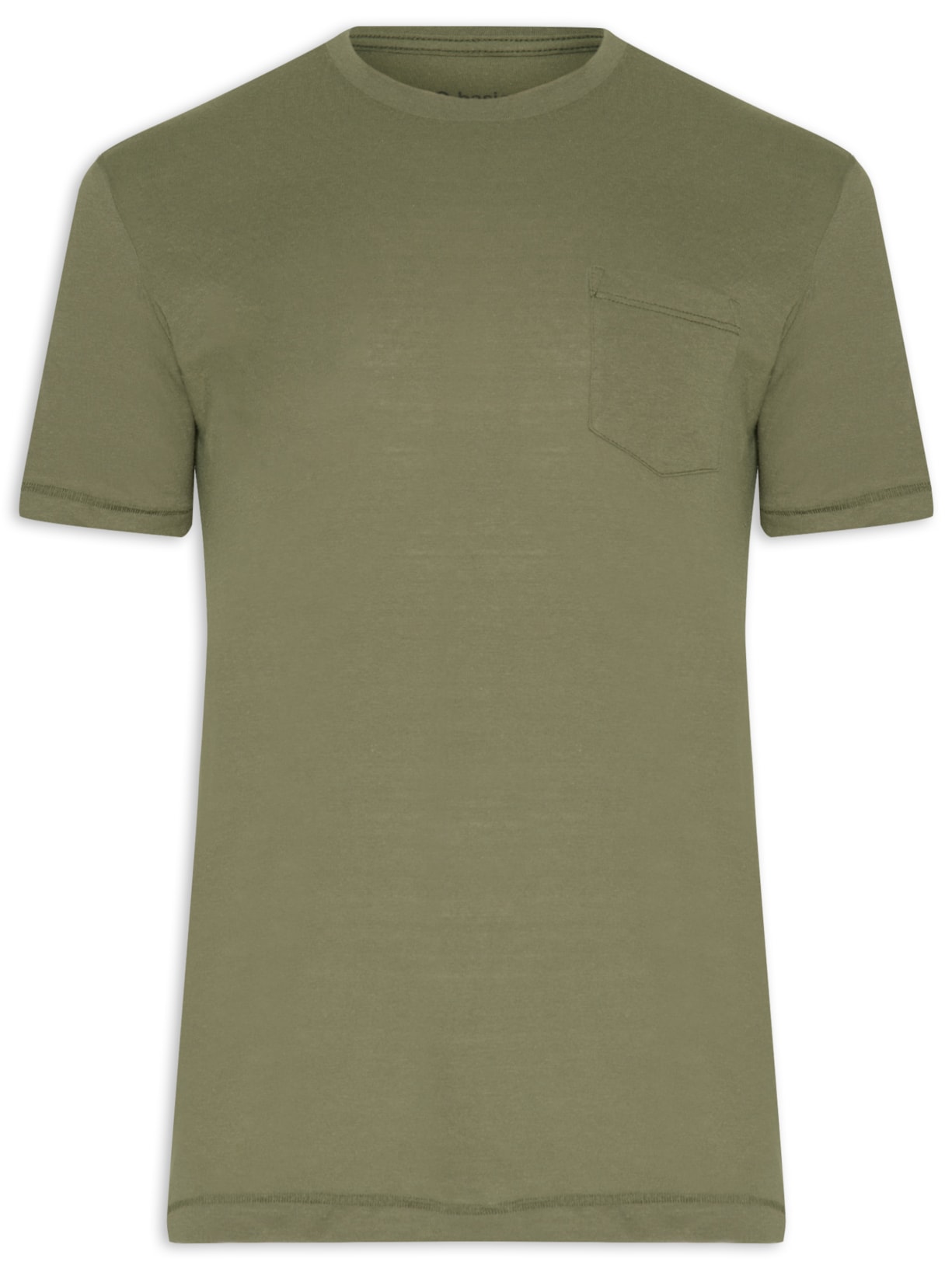Camiseta Masculina Rustic Pocket E-basics - Verde