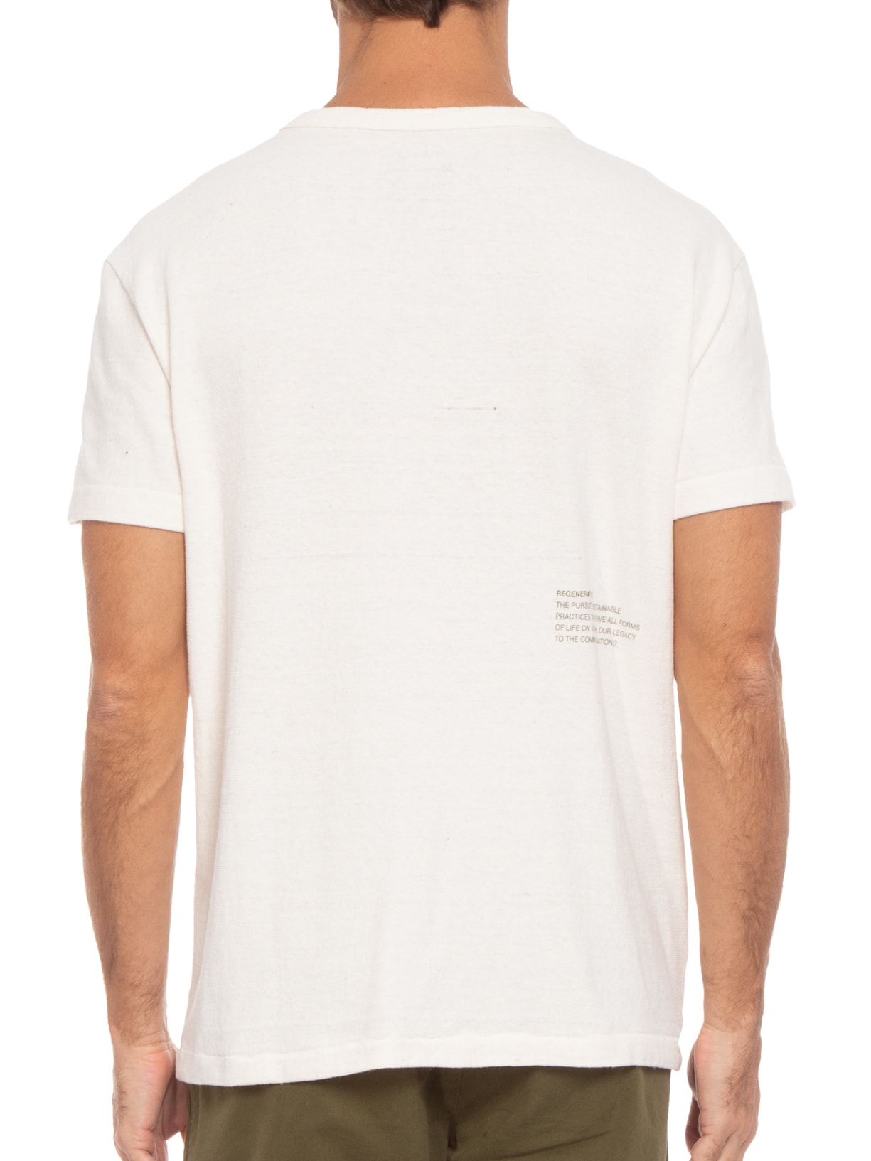 Camiseta Masculina Rustic Regenerete Life Bege Osklen