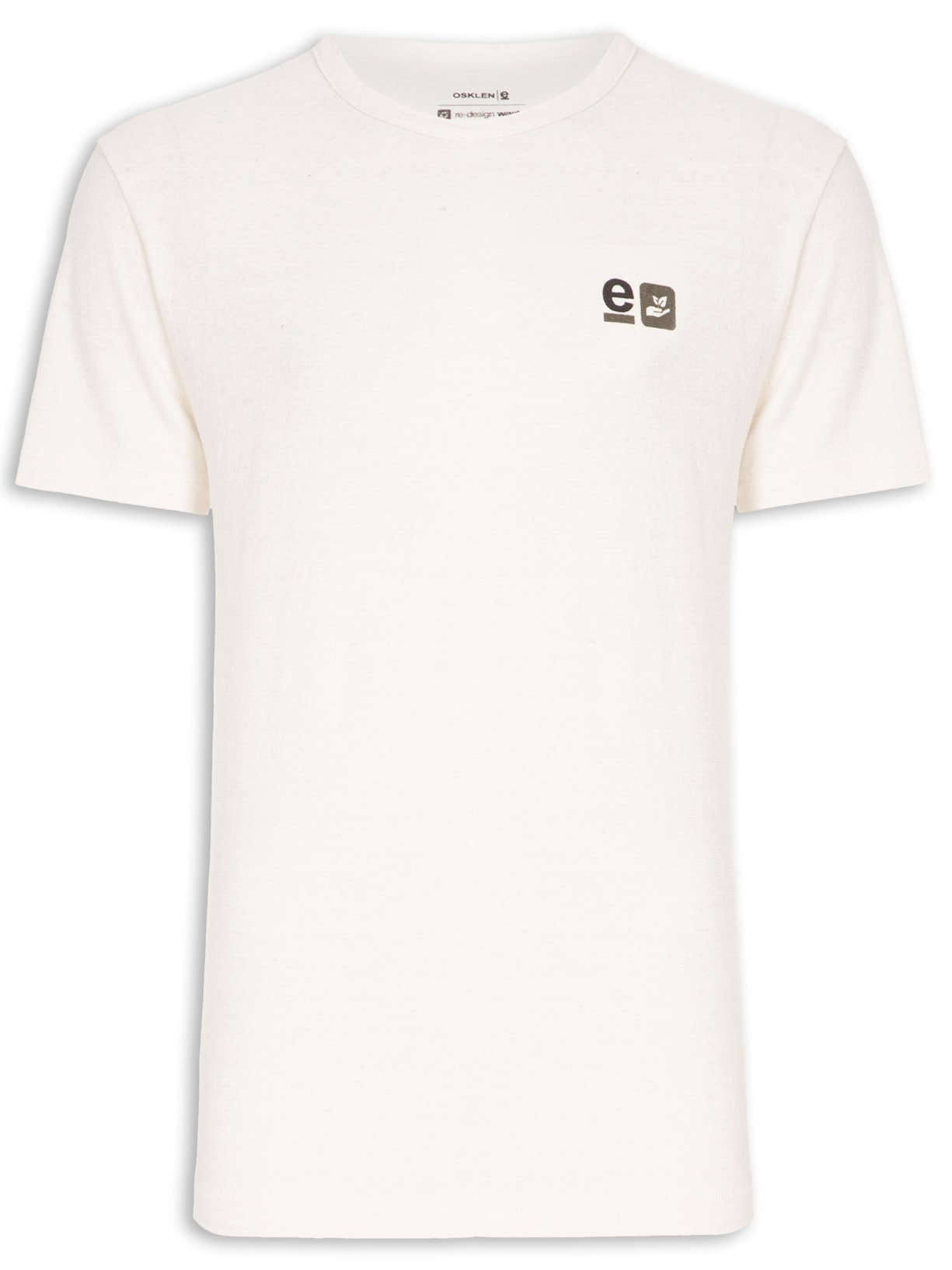 Camiseta Masculina Rustic Regenerete Life Bege Osklen