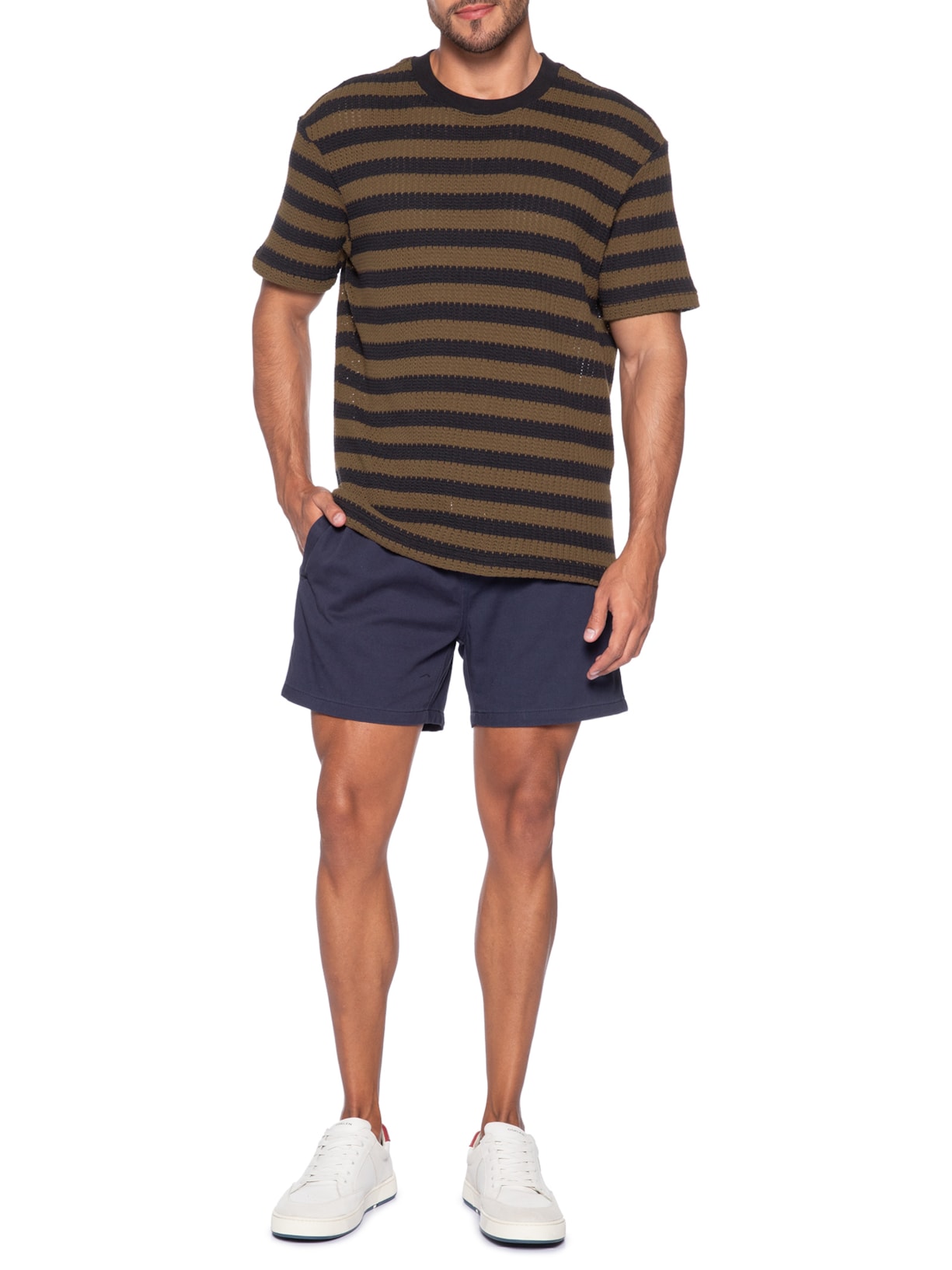 Camiseta Masculina Rustic TH – Marrom Osklen