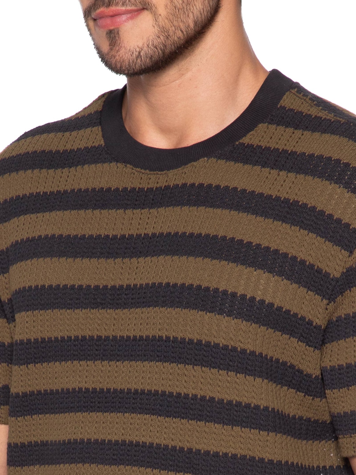 Camiseta Masculina Rustic TH – Marrom Osklen