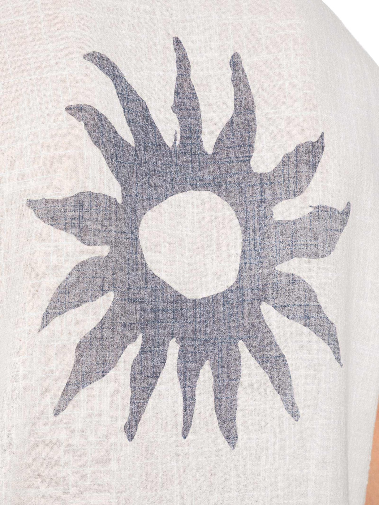 Camiseta Masculina Rustic Tridente Caiçara Manga Curta Branco Osklen