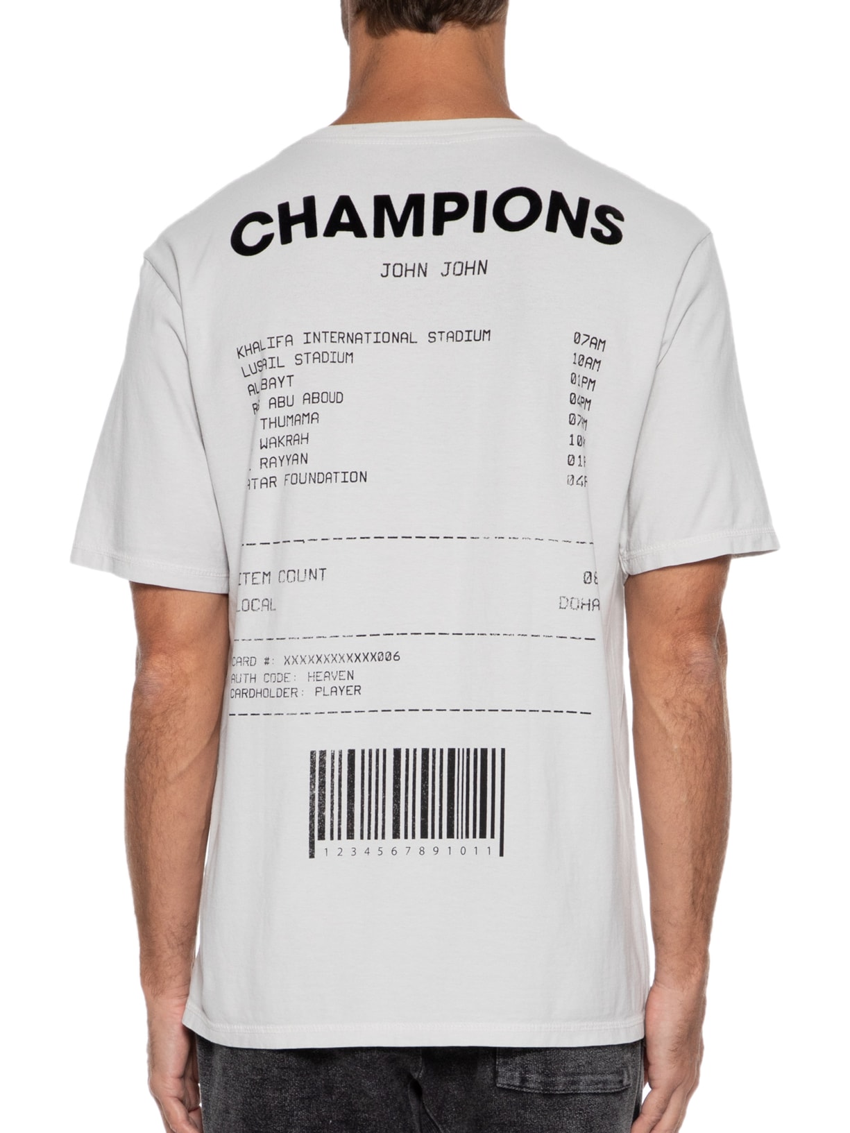 Camiseta Masculina Rx Champions Ticket Cinza John John