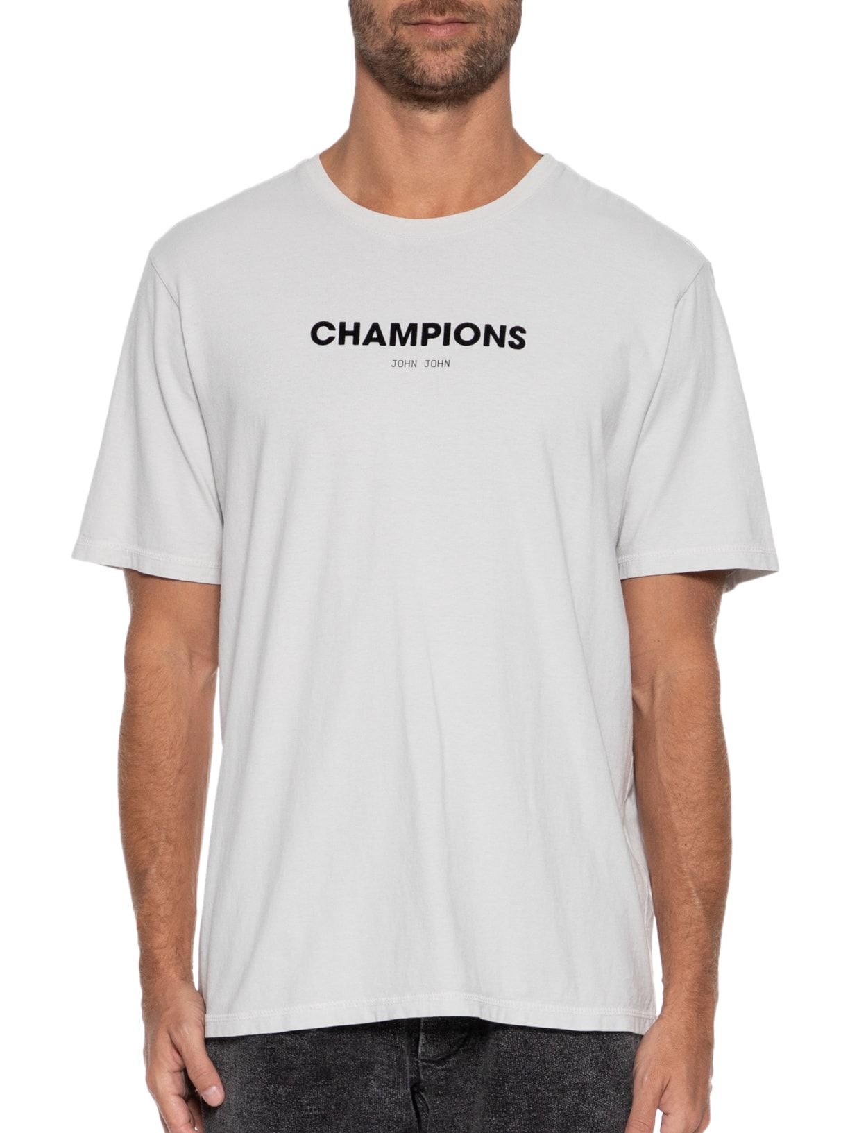 Camiseta Masculina Rx Champions Ticket Cinza John John