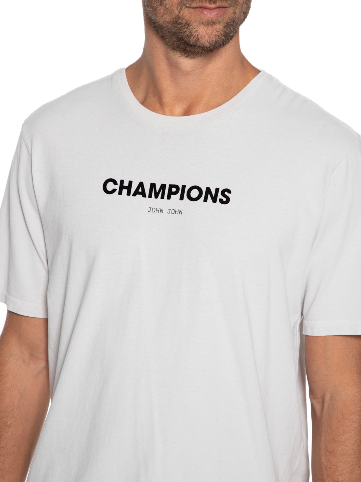 Camiseta Masculina Rx Champions Ticket Cinza John John