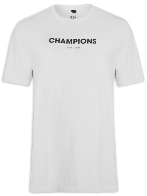 Camiseta Masculina Rx Champions Ticket - Cinza