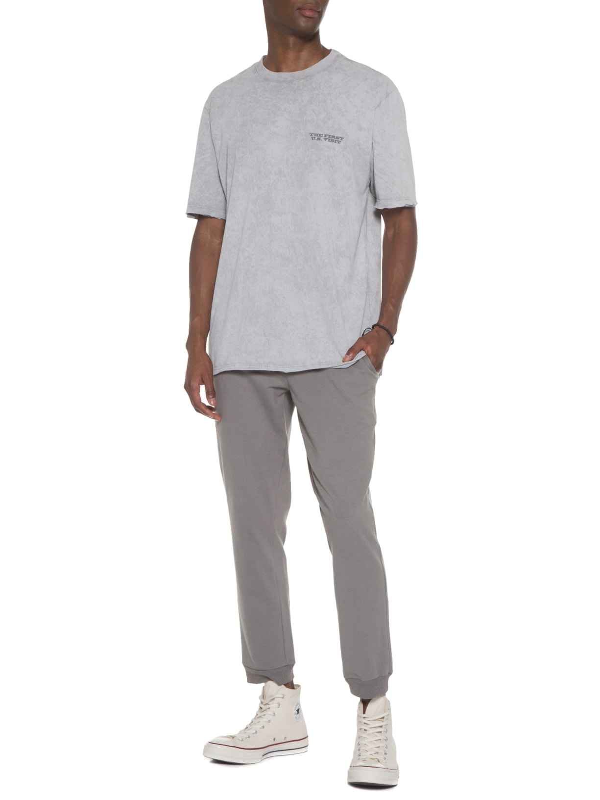 Camiseta Masculina Rx First Visit Cinza John John