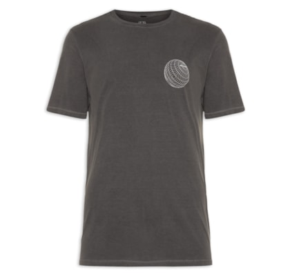 Camiseta Masculina Rx Globe - Cinza