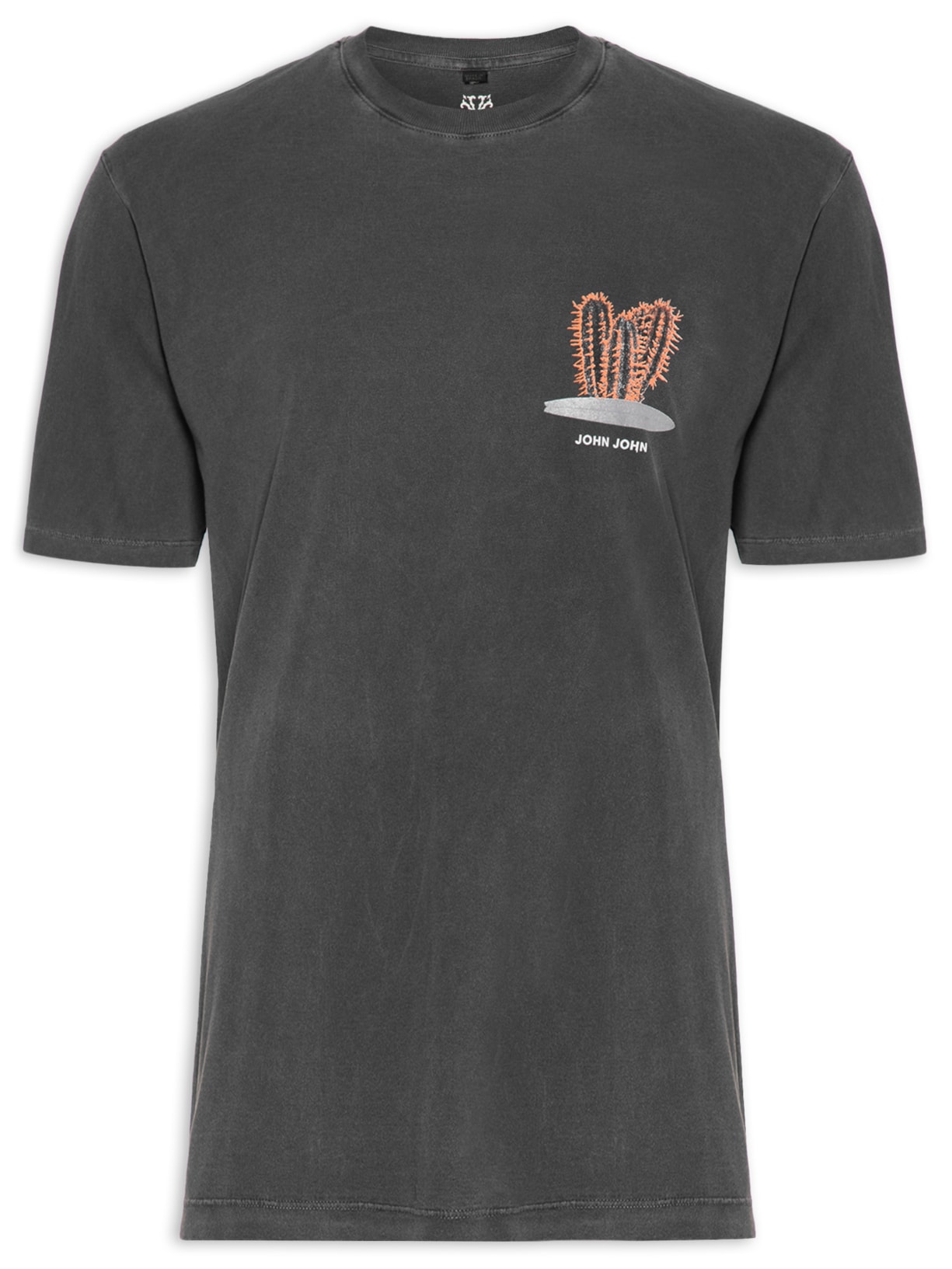 Camiseta Masculina Rx John Cactus - Cinza