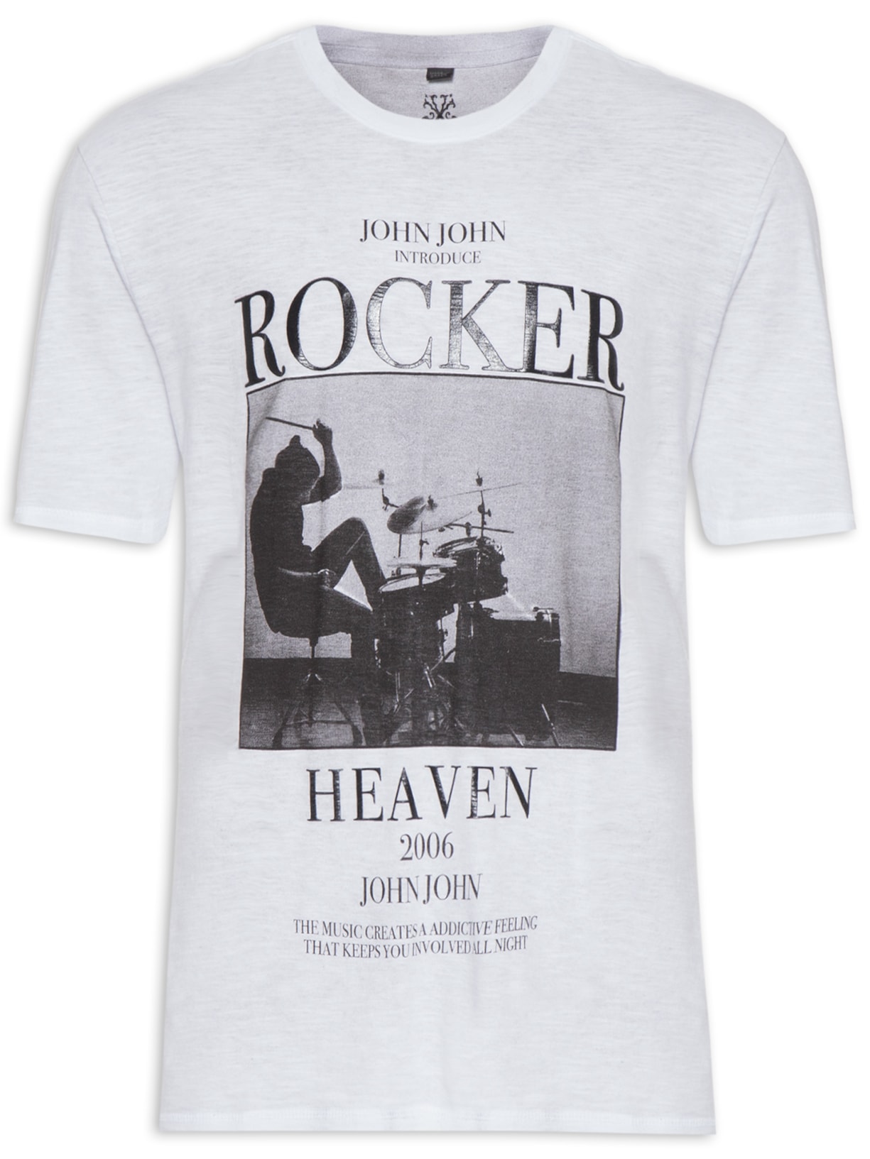 Camiseta Masculina Rx Rocker - Cinza