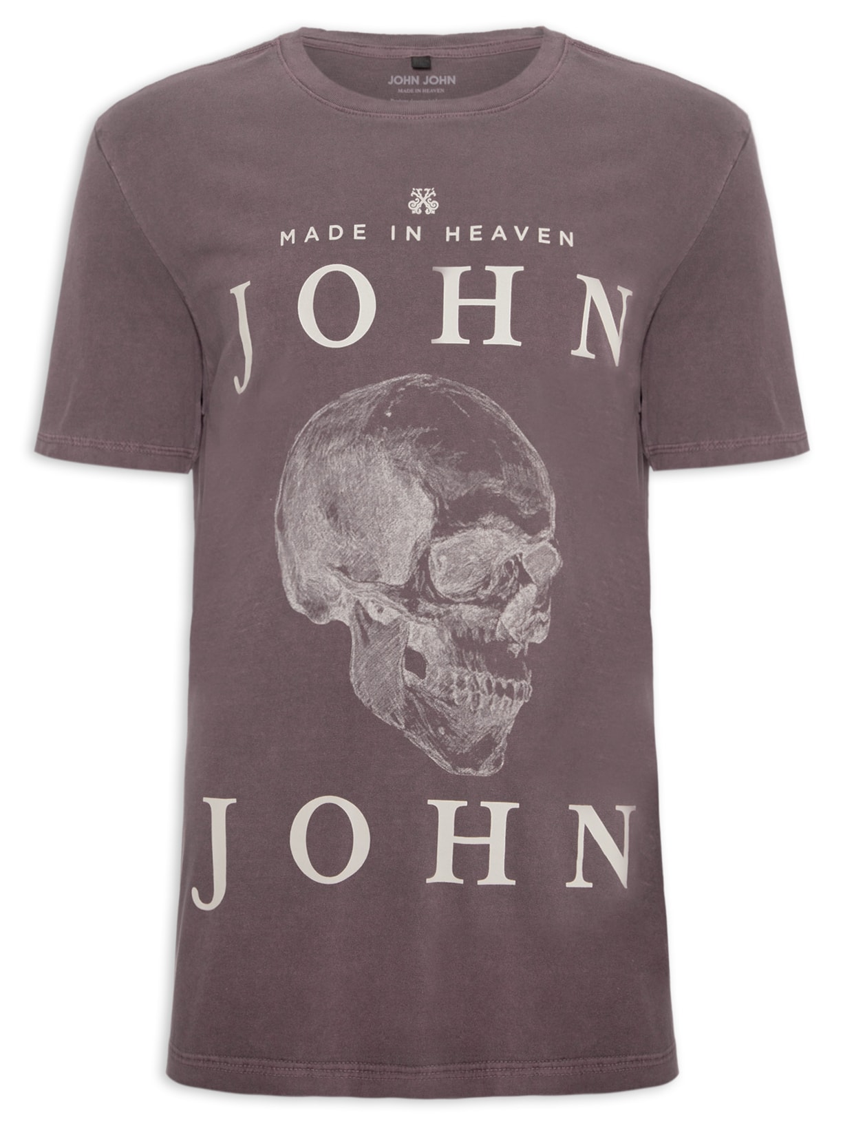 Camiseta Masculina Rx Skull Draw - Vinho