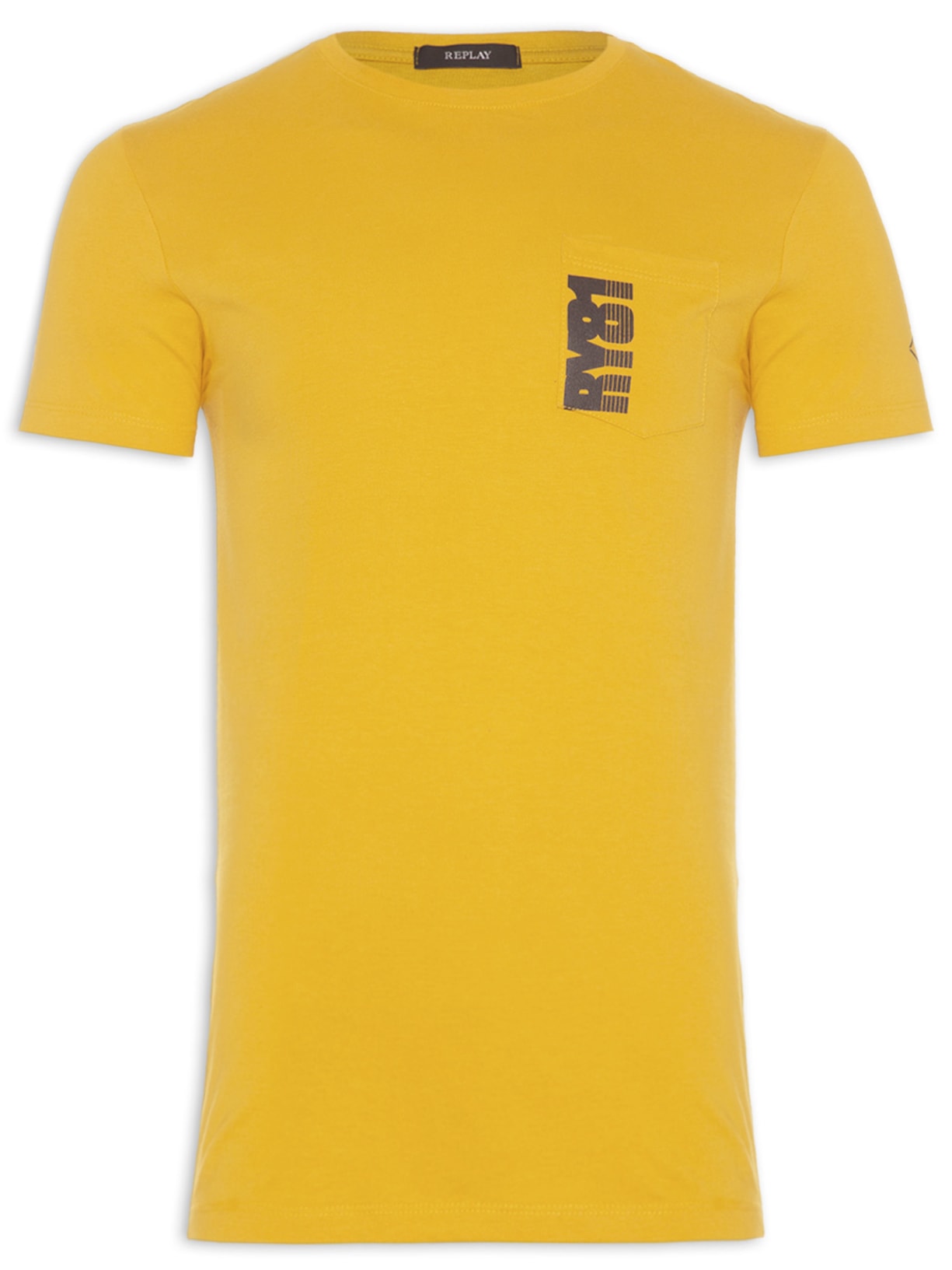 Camiseta Masculina Ry81 - Amarelo
