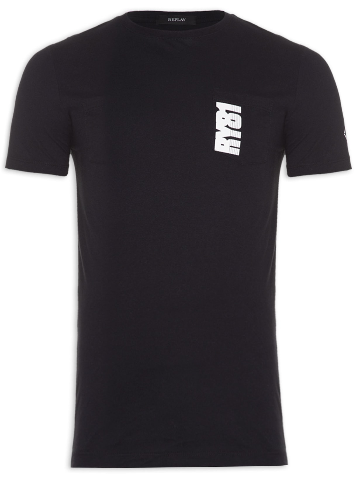 Camiseta Masculina Ry81 - Preto