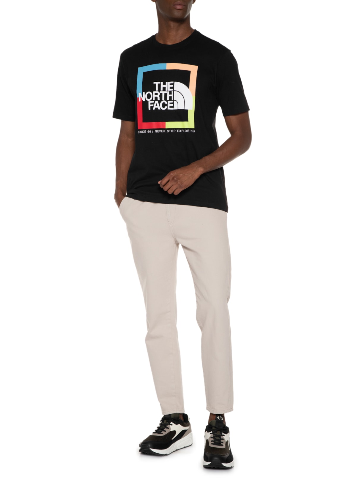 Camiseta Masculina S/s Coordinates Preto The North Face