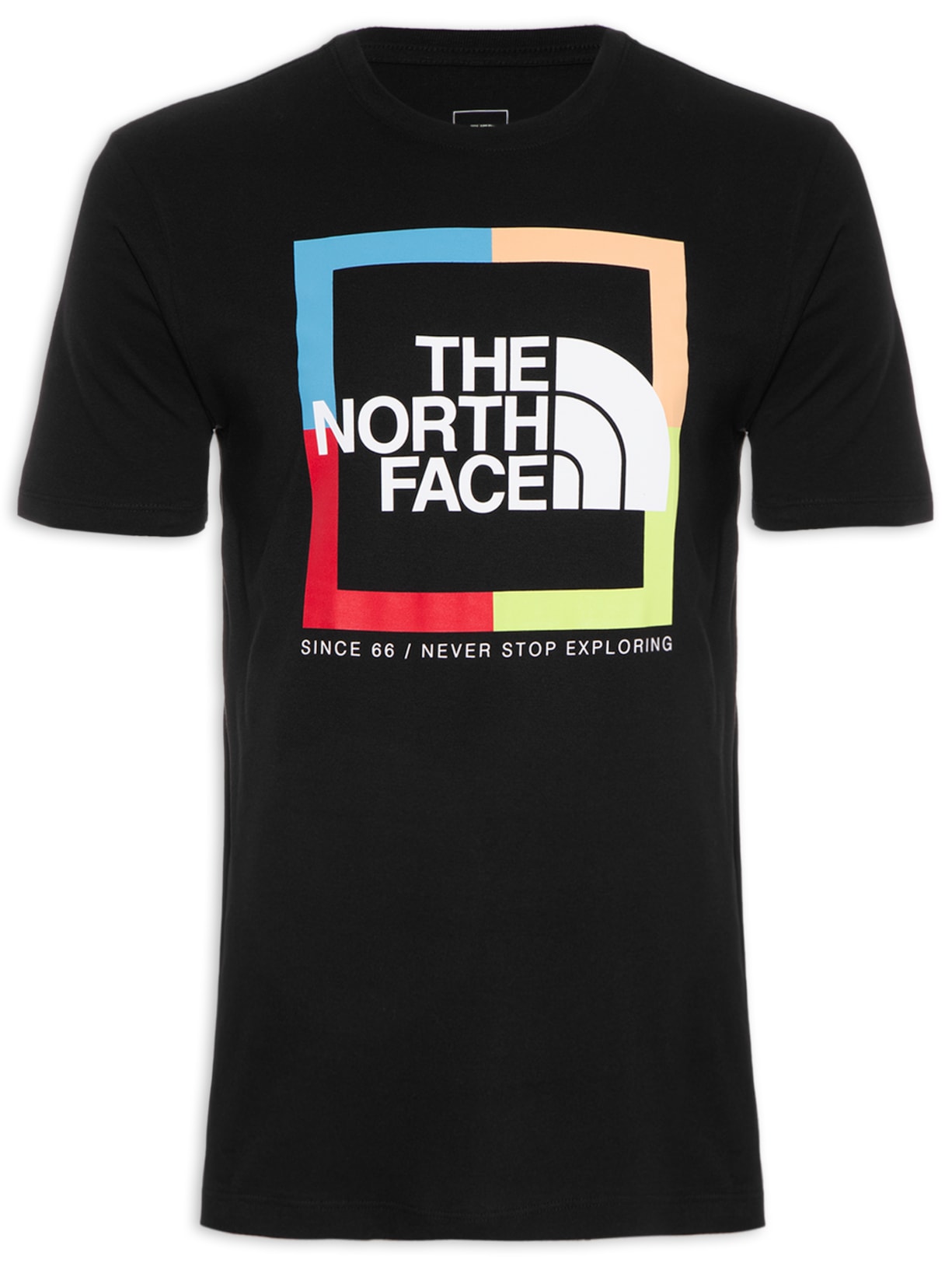 Camiseta Masculina S/s Coordinates Preto The North Face