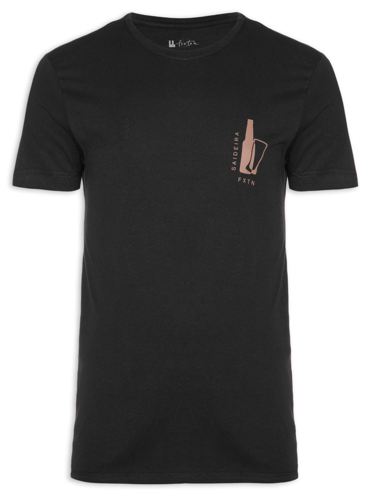 Camiseta Masculina Saidera Preto Foxton