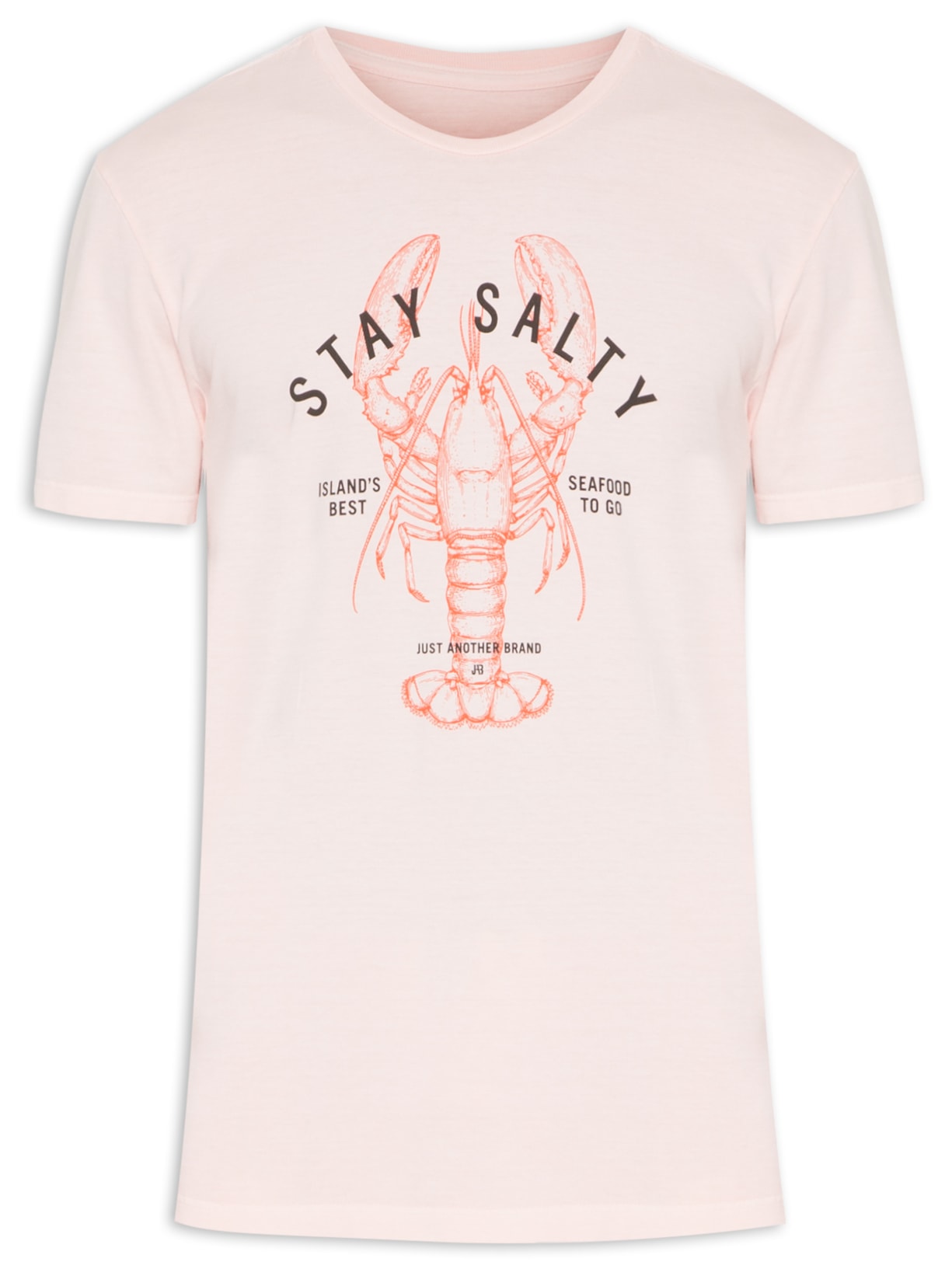 Camiseta Masculina Salty Lobster - Rosa