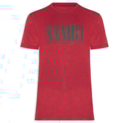 Camiseta Masculina Samba Light Linen Mc - Vermelho