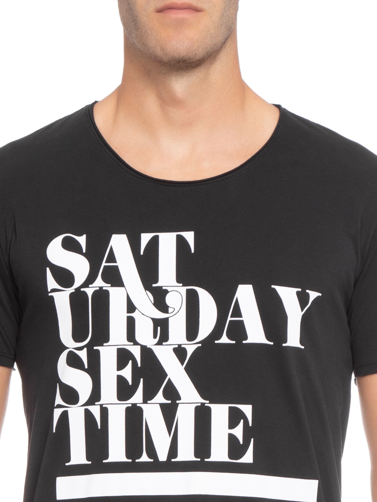 Camiseta Masculina Saturday Preto Purple Yellow