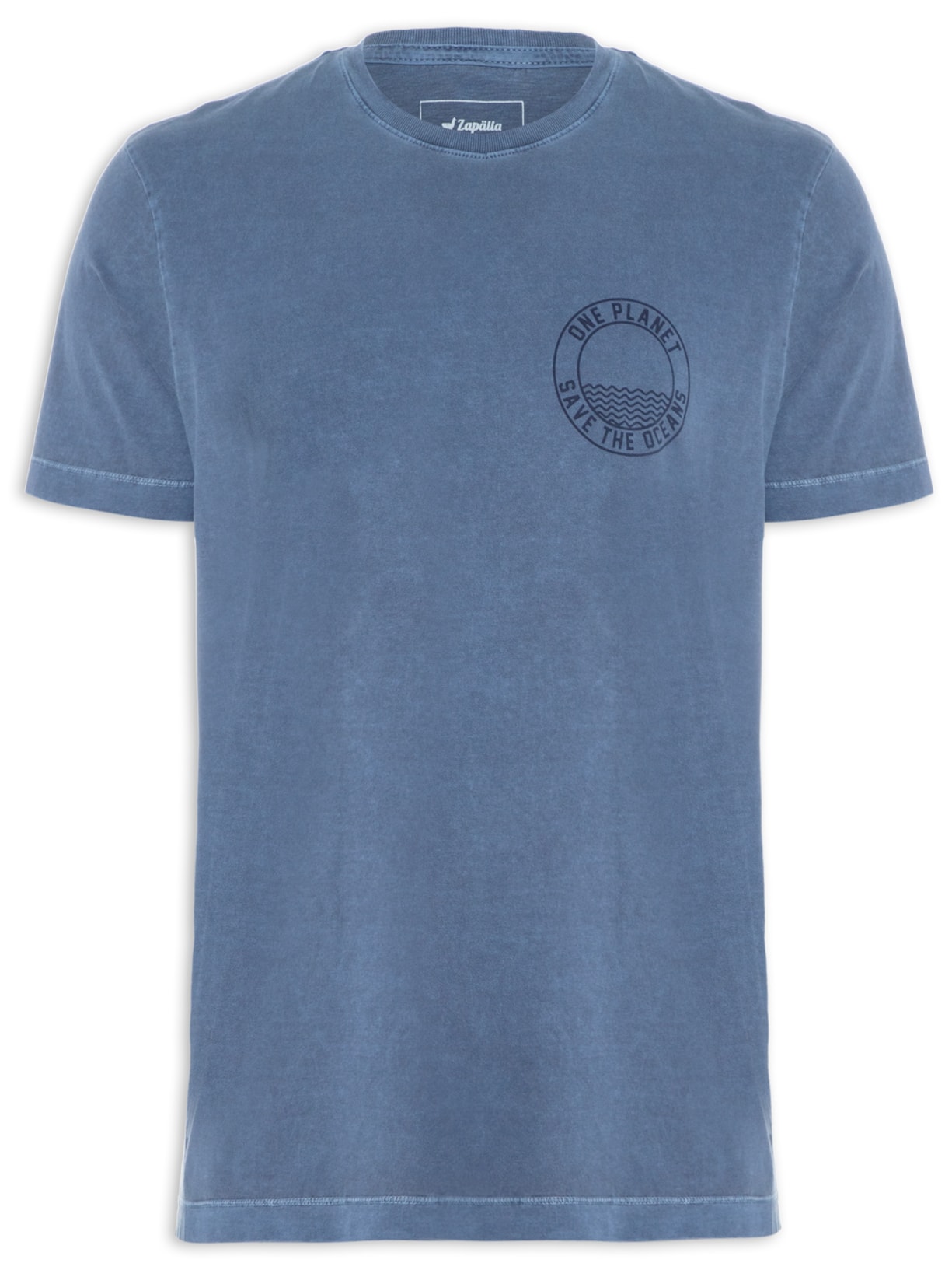 Camiseta Masculina Save The Oceans - Azul