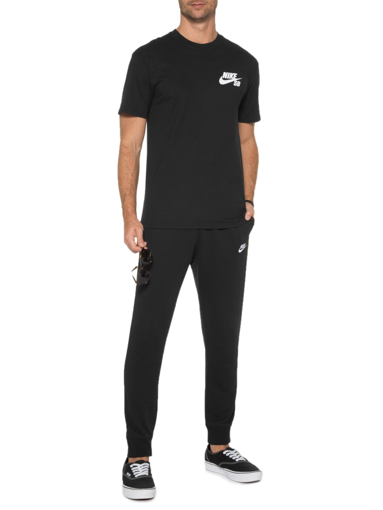 Camiseta Masculina Sb Tee Logo Preto Nike