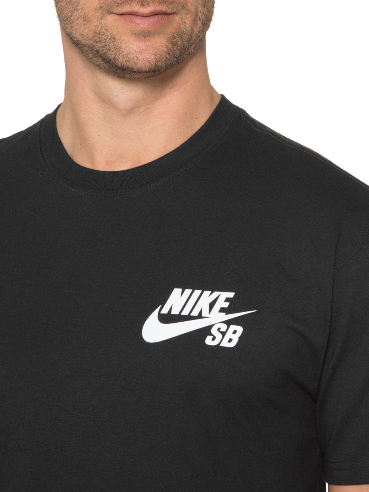 Camiseta Masculina Sb Tee Logo Preto Nike
