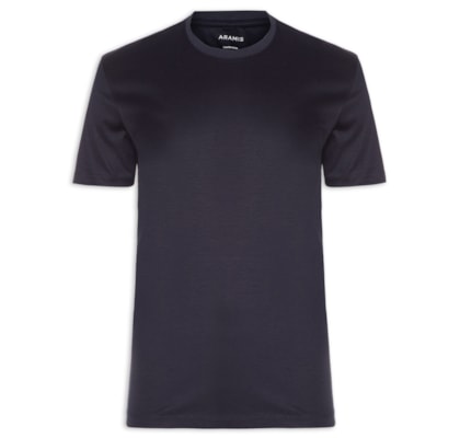 Camiseta Masculina Seda Com Modal - Azul