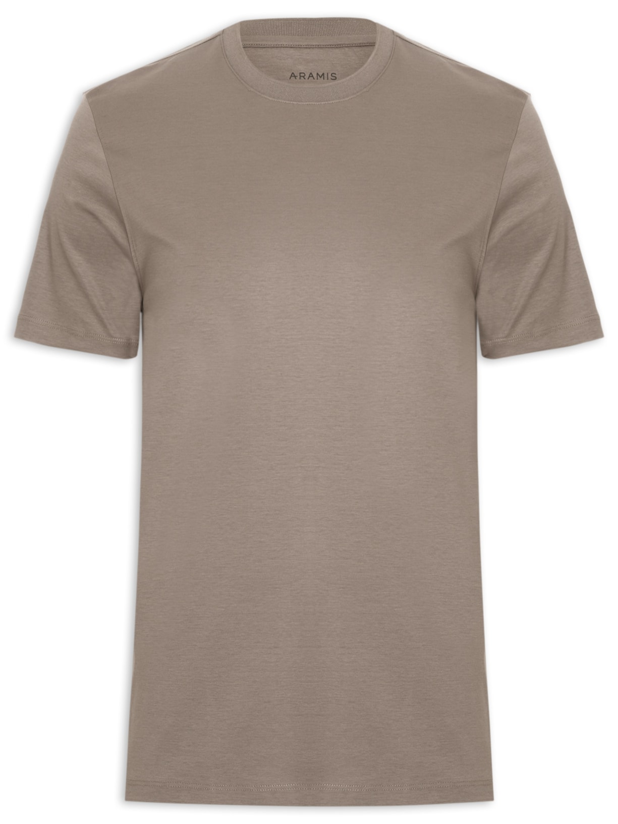 Camiseta Masculina Seda Com Modal - Bege