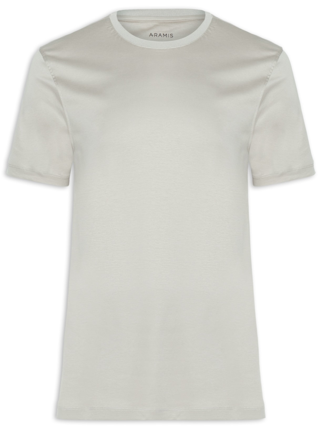Camiseta Masculina Seda Com Modal - Cinza