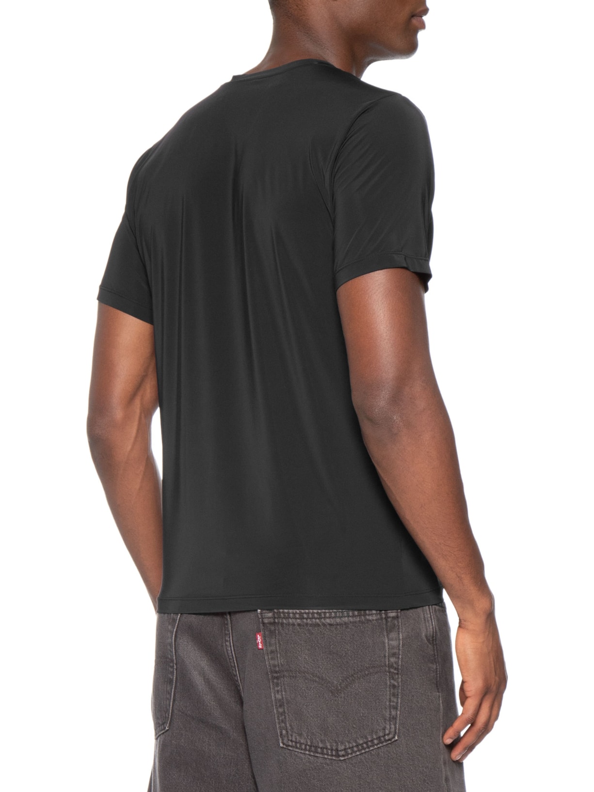 Camiseta Masculina Segunda Pele Tech Preto Hering Intimates