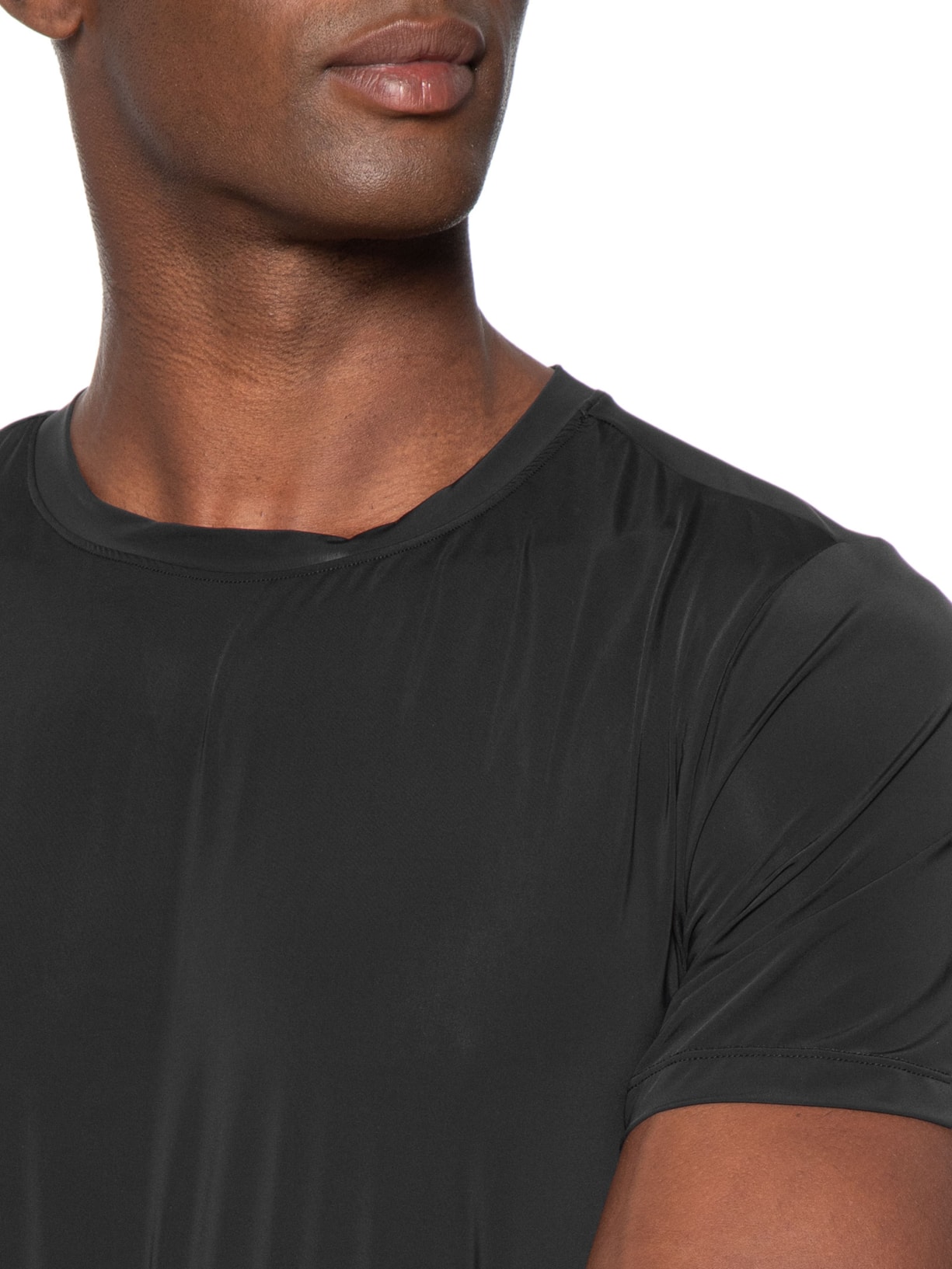 Camiseta Masculina Segunda Pele Tech Preto Hering Intimates