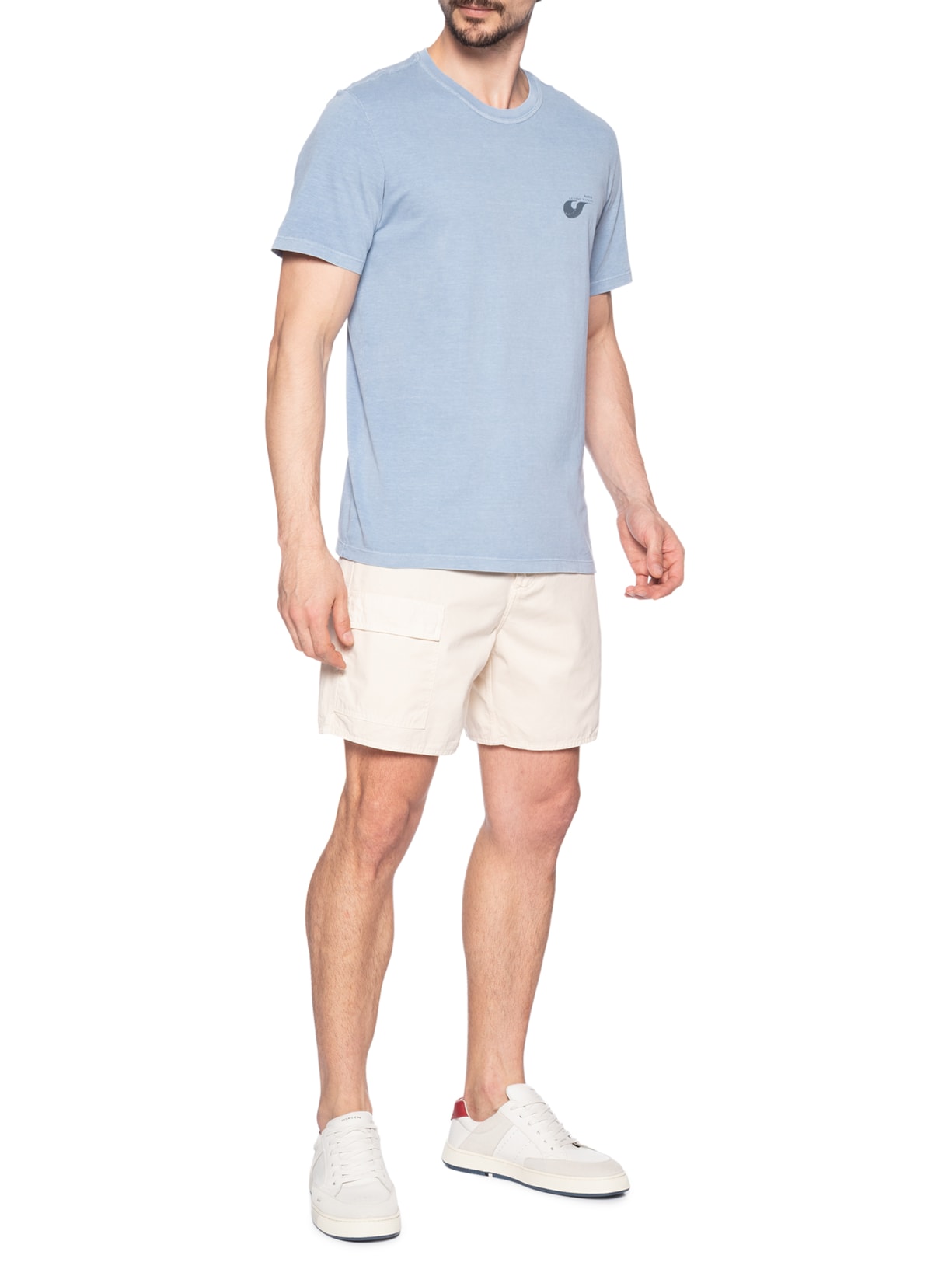 Camiseta Masculina Serene Azul Austral