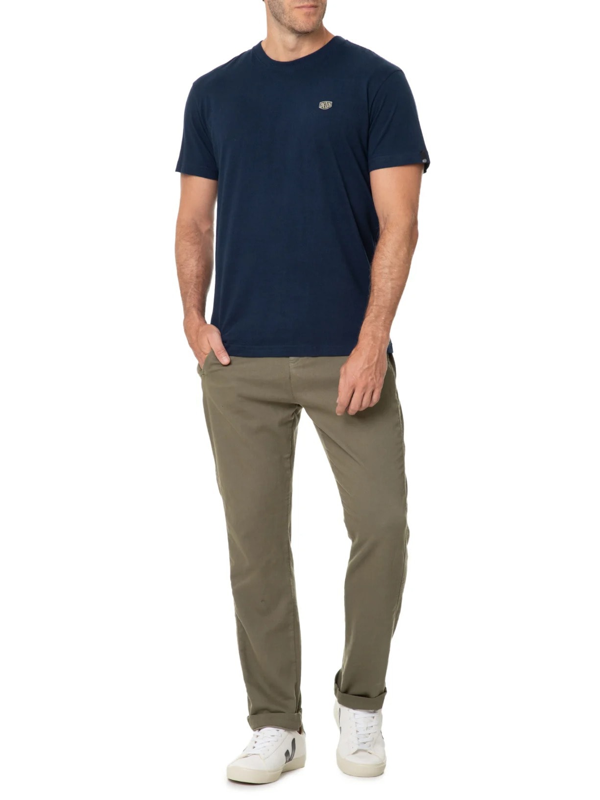 Camiseta Masculina Shield Standard Azul Deus Ex Machina