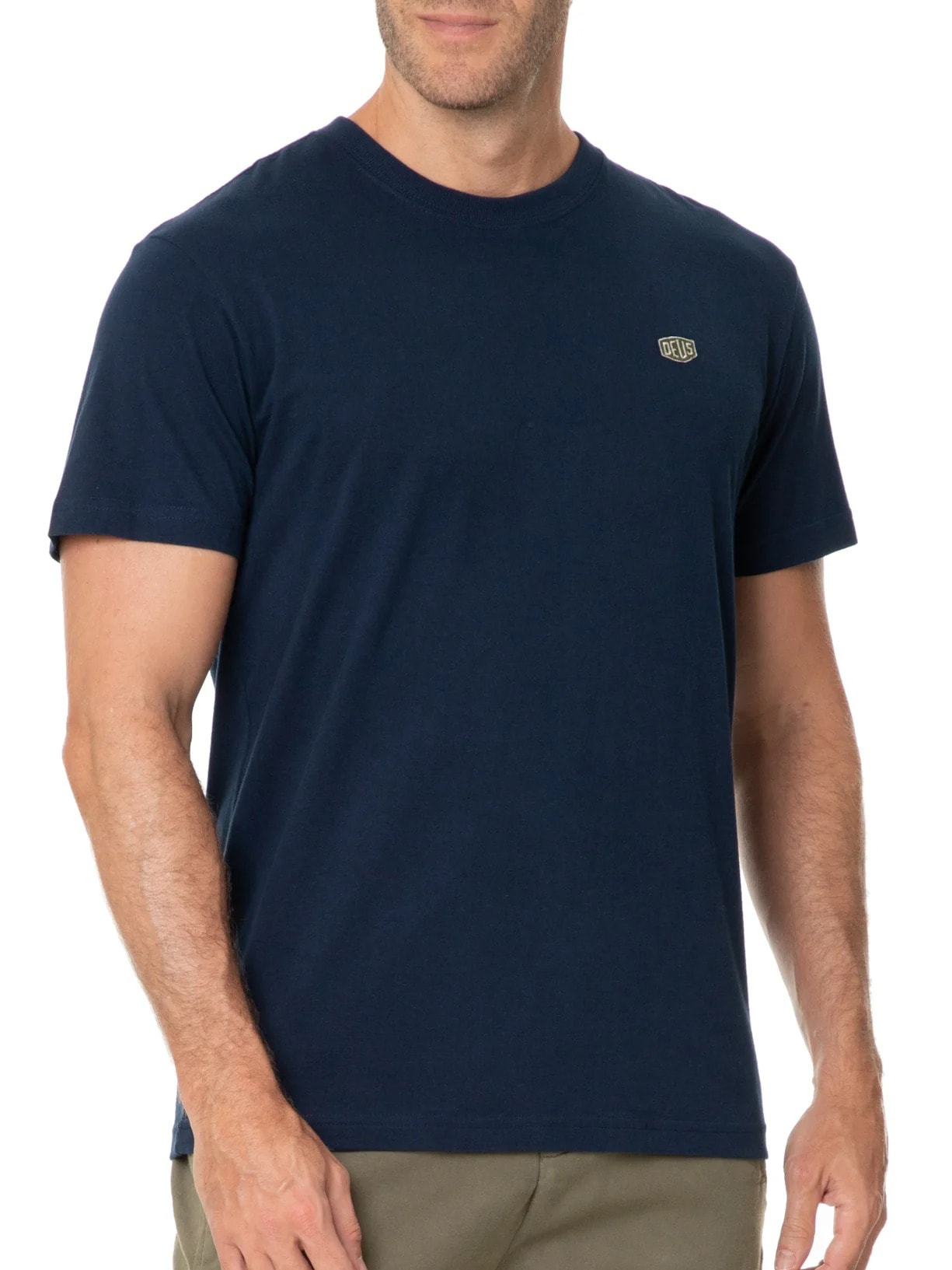 Camiseta Masculina Shield Standard Azul Deus Ex Machina