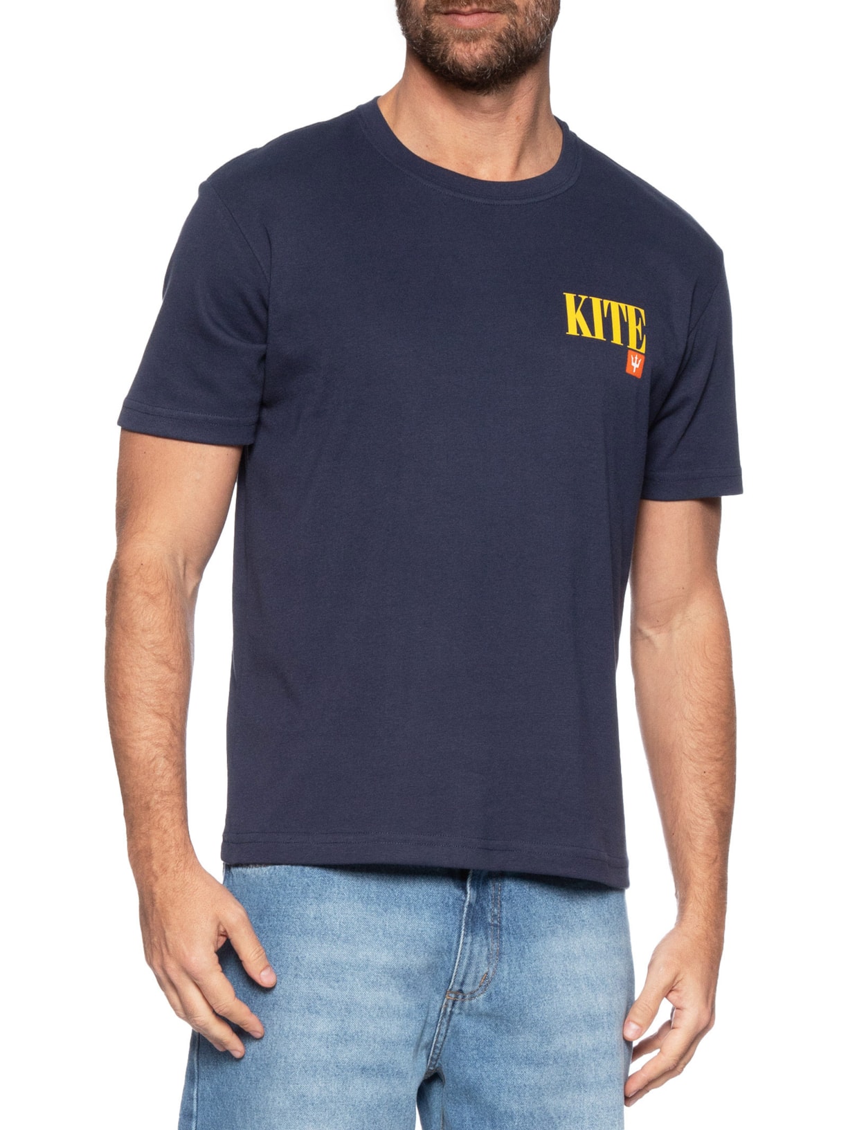 Camiseta Masculina Shirt Kit Mc Azul Osklen