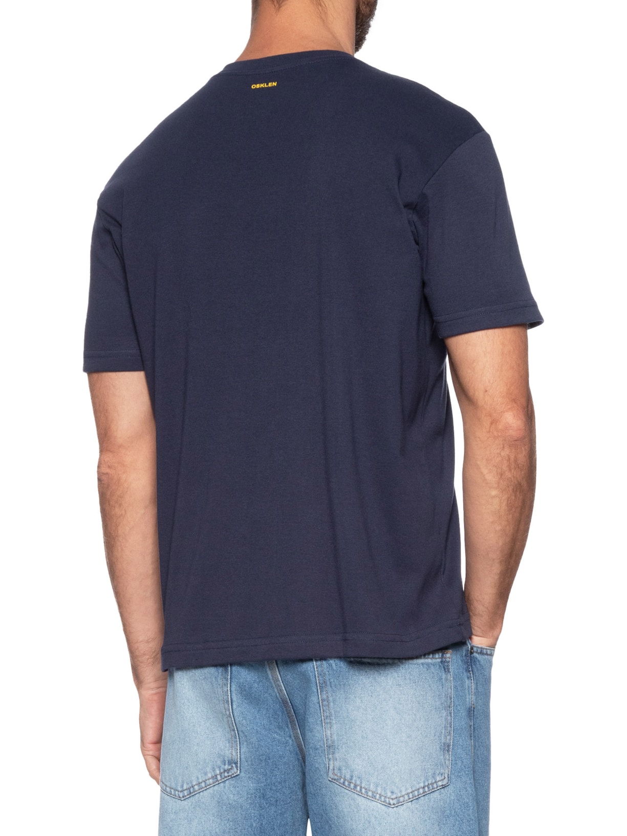 Camiseta Masculina Shirt Kit Mc Azul Osklen