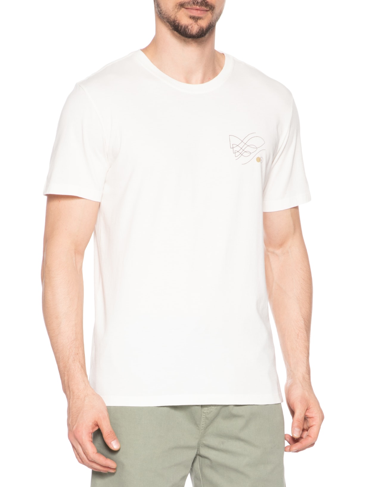 Camiseta Masculina Shoal Branco Austral