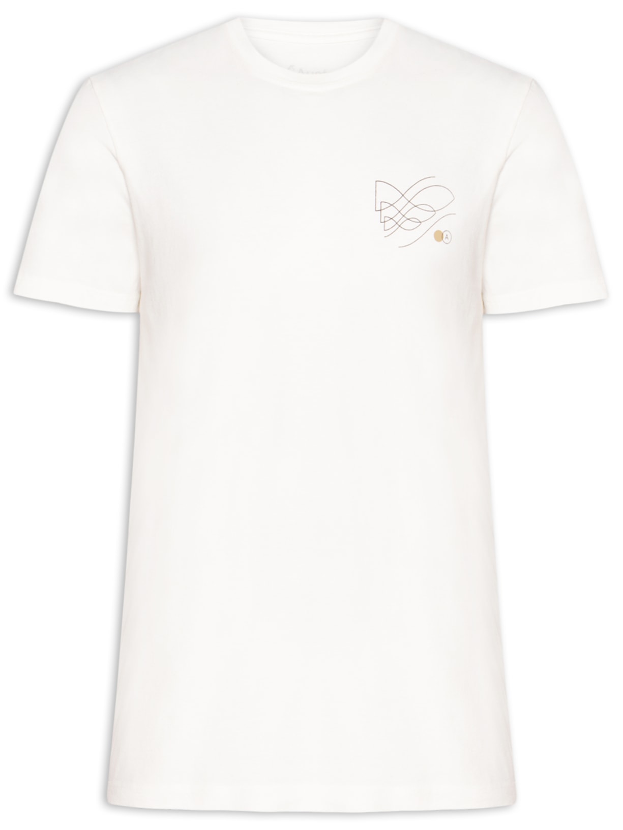 Camiseta Masculina Shoal Branco Austral