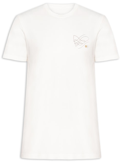 Camiseta Masculina Shoal - Branco