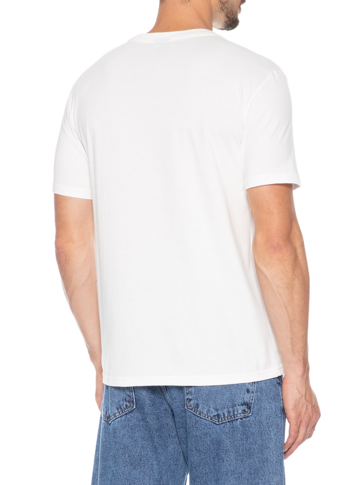 Camiseta Masculina Sign Chest – Branco Tommy Jeans