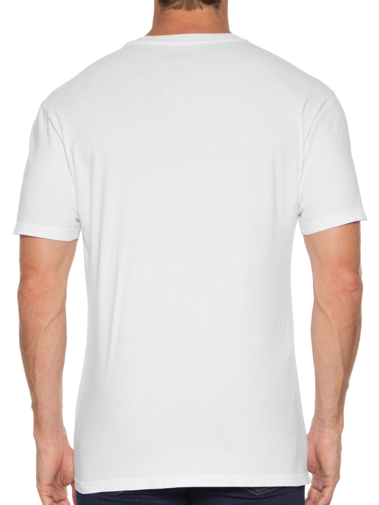 Camiseta Masculina Signature Psychedellic Branco Tommy Jeans