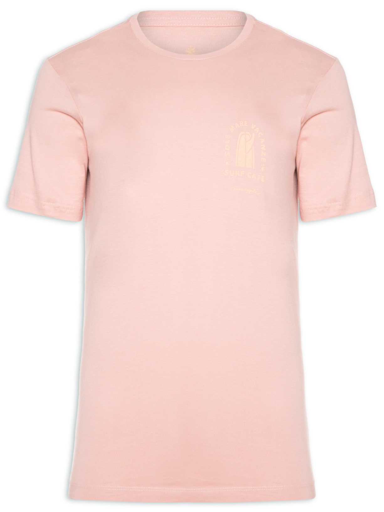 Camiseta Masculina Silk Surf Minimal - Rosa