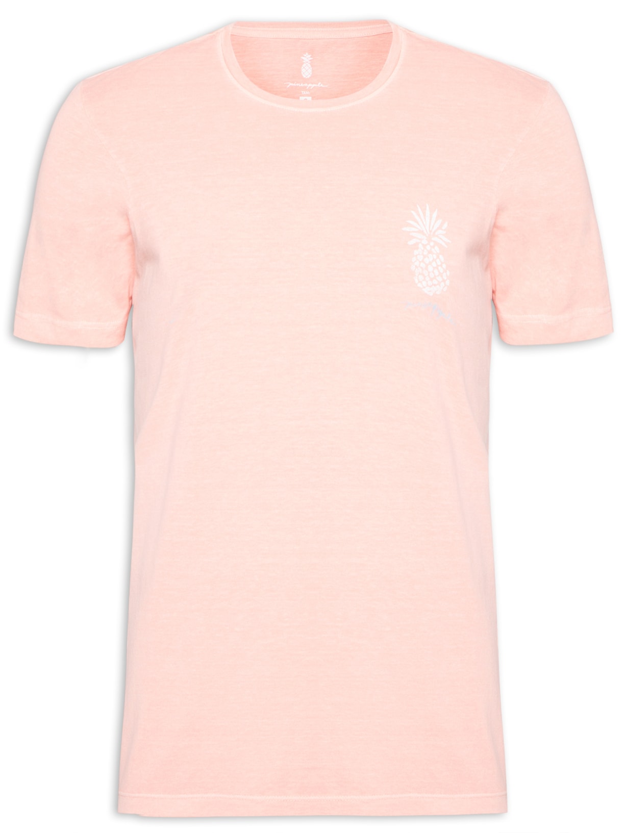 Camiseta Masculina Silkada Abacaxi - Rosa