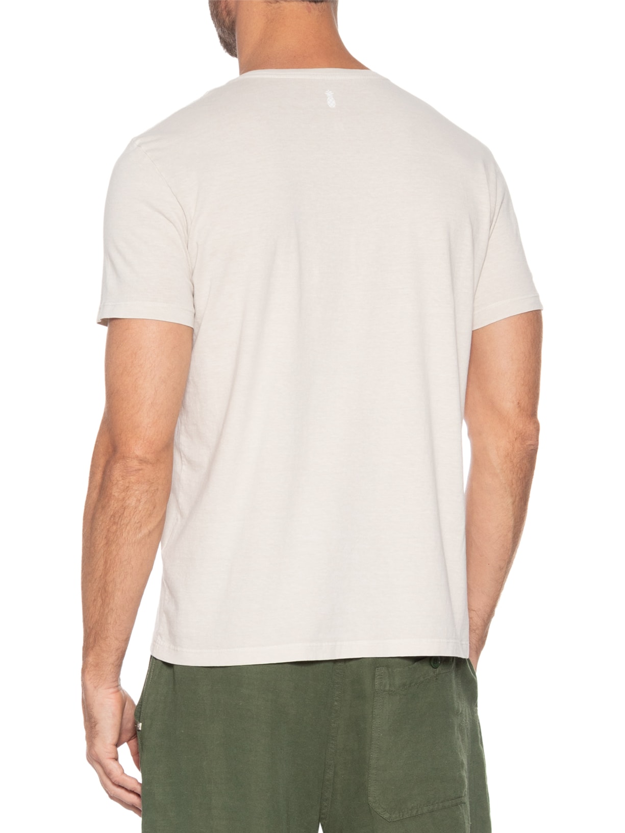 Camiseta Masculina Silkada Aquaholics Off White Pineapple