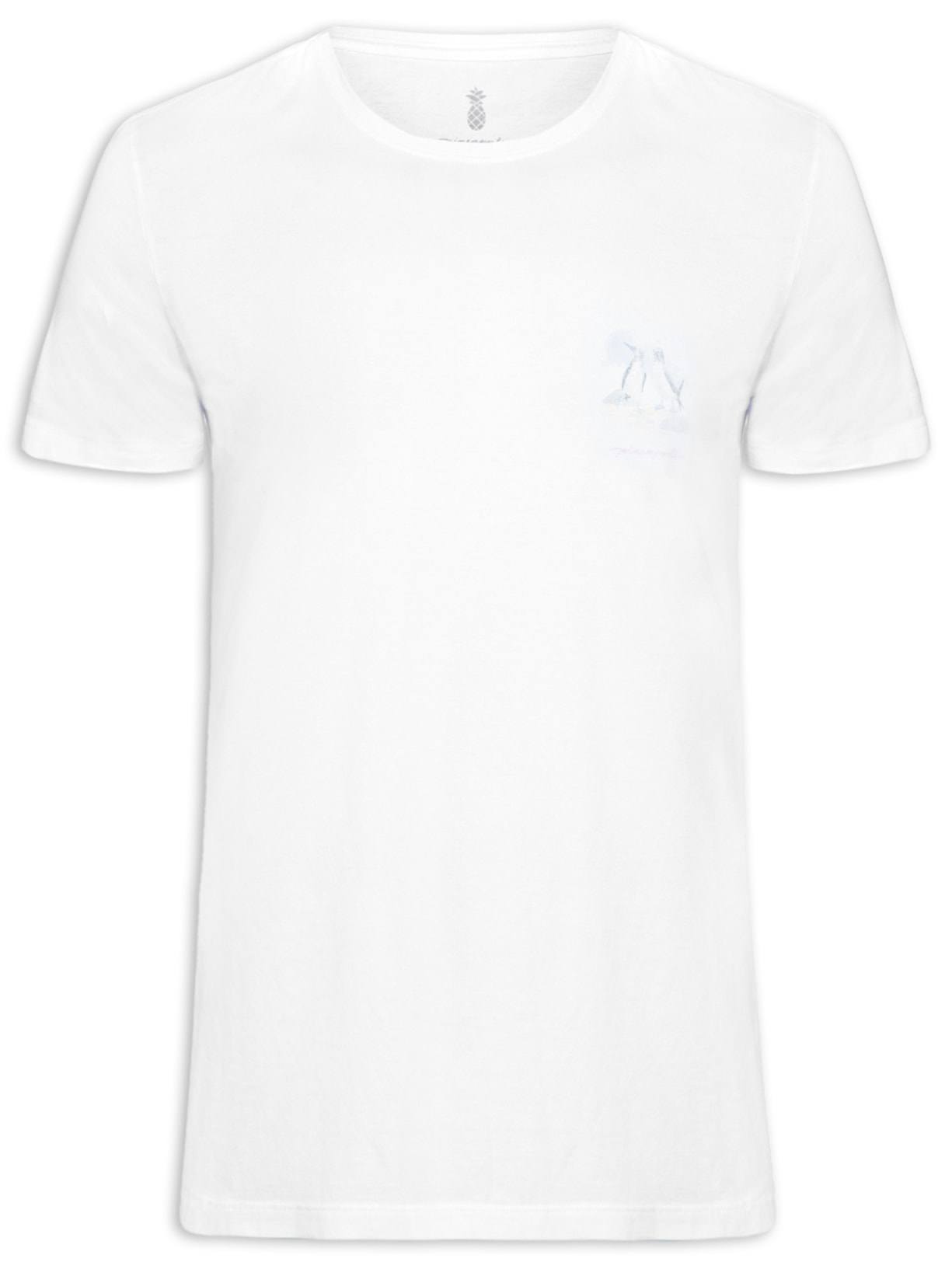 Camiseta Masculina Silkada Atobá - Branco