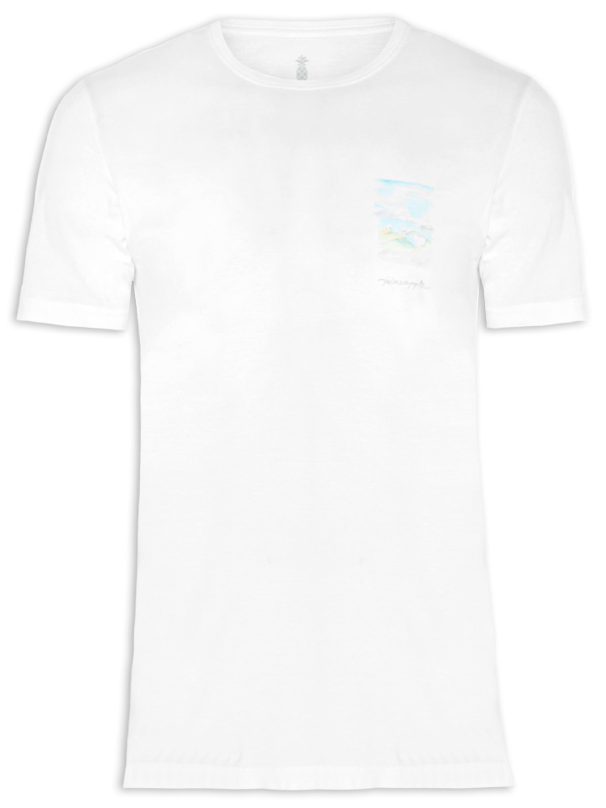 Camiseta Masculina Silkada Barcos Off White Pineapple