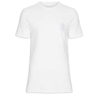 Camiseta Masculina Silkada Barracas - Branco