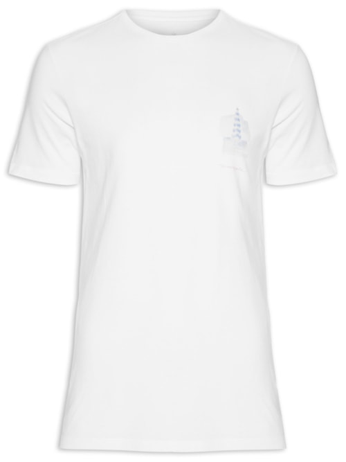 Camiseta Masculina Silkada Barracas - Branco