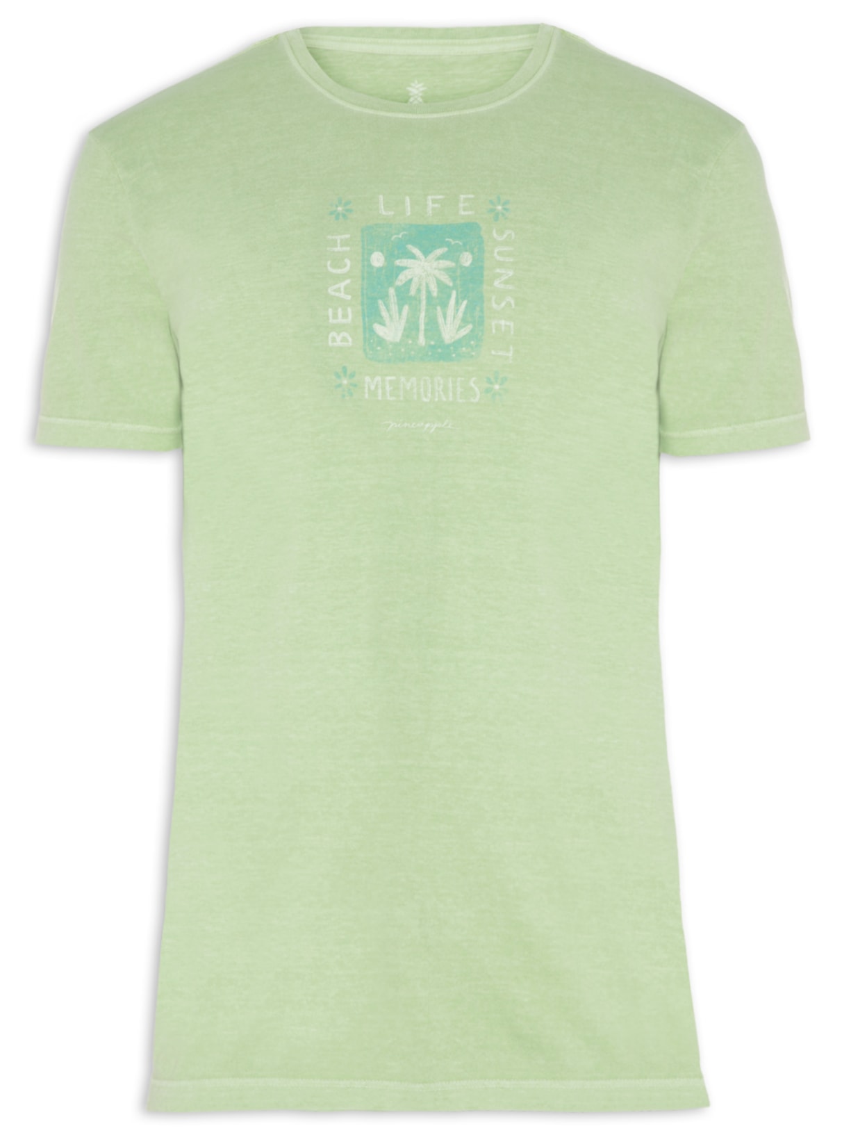 Camiseta Masculina Silkada Beach Life - Verde