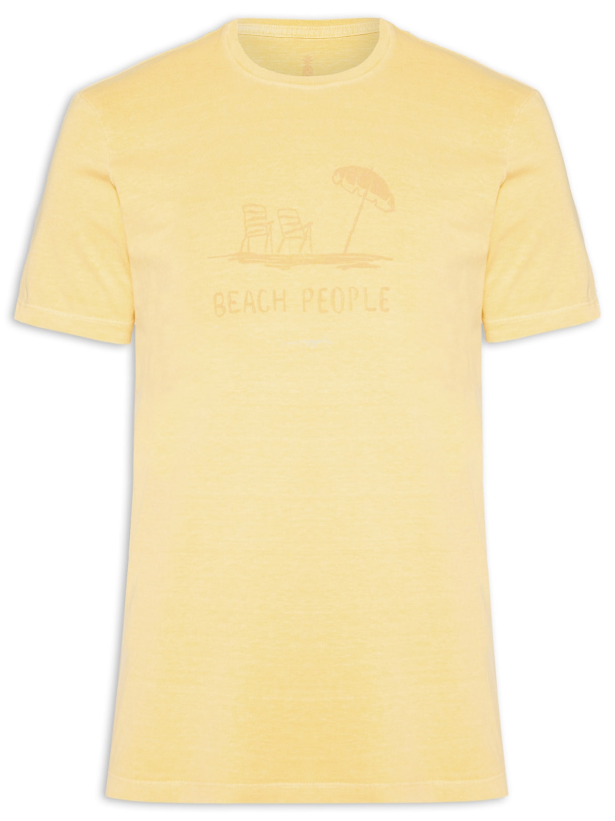 Camiseta Masculina Silkada Beach People - Amarelo